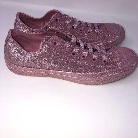 Converse Chuck Taylor All Star Lo pink Glitter 10 - Picture 2 of 6